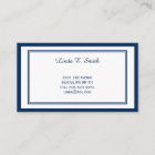Classic Bordered Calling Card