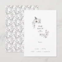 Classic Botanical Floral Wreath Wedding