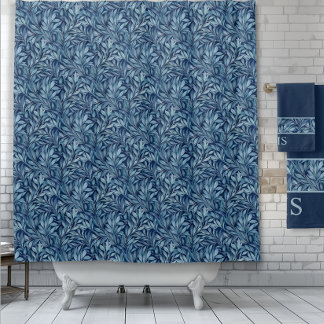 Classic Botanical Pattern Shower Curtain