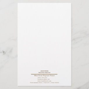 Classic Bottom Line Stationery