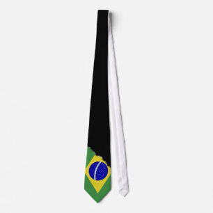 Classic Brazilian Flag Tie