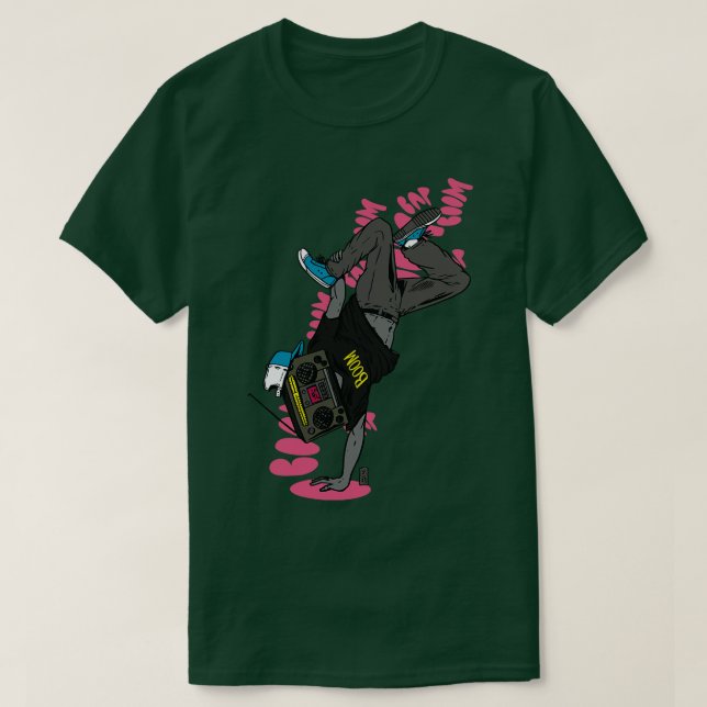 Classic Breaker Boom T-Shirt (Design Front)