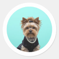 Classic Breakfast Poster Yorkshire Terrier Yorkie