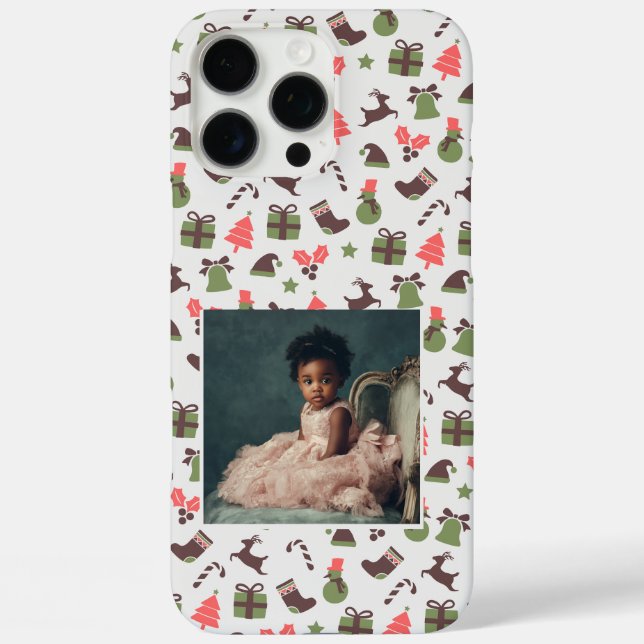 Classic Bridal Shower Gifts Xmas Pattern  Case-Mate iPhone Case (Back)
