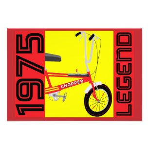 Classic British 1970's Iconic Bicycle Photo Print