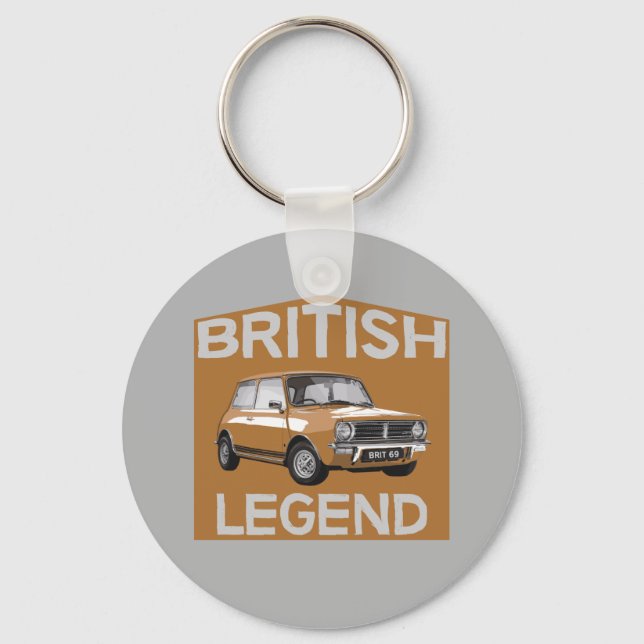 Classic British Cars | Petrolhead | Vintage |  Mug Key Ring (Front)