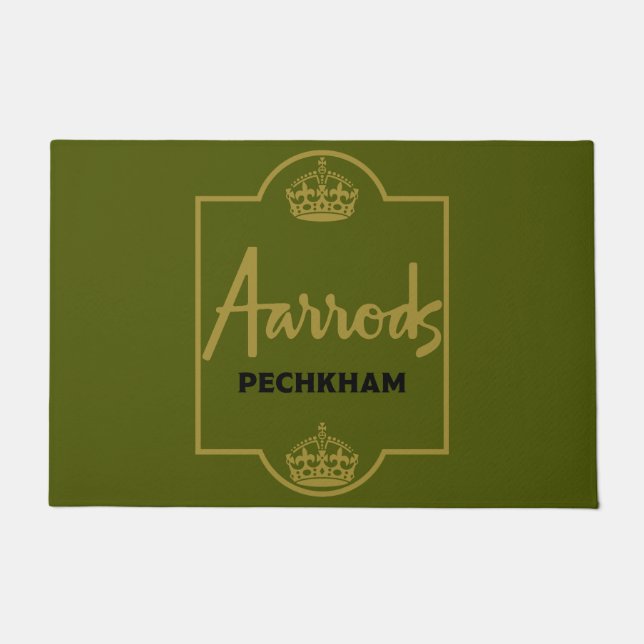 Classic British Novelty Gift Doormat (Front)