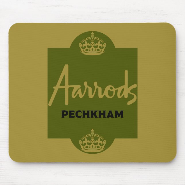 Classic British Novelty Gift Mouse Mat (Front)