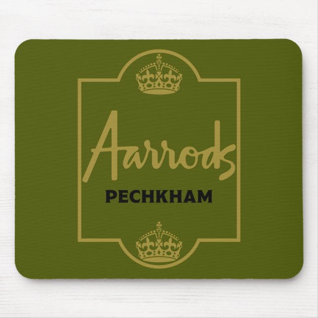 Classic British Novelty Gift Mouse Mat (Front)