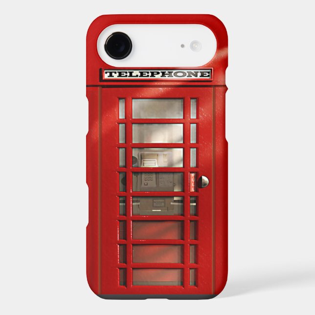 Classic British Red Telephone Box iPhone 5C Case (Back)