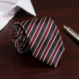 Classic British Repp Stripe Tie