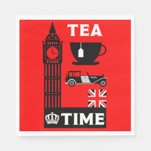 Classic British Tea Drinkers        Napkin