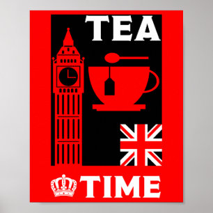 Classic British Tea Drinkers        Poster