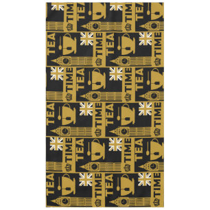 Classic British Tea Drinkers Tablecloth