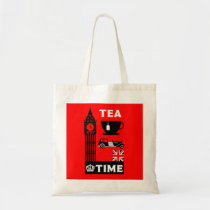 Classic British Tea Drinkers Tote Bag