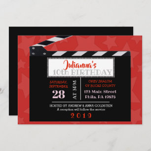 CLASSIC BROADWAY Birthday Invitation