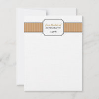 Classic brown stripes from the desk of stationery
