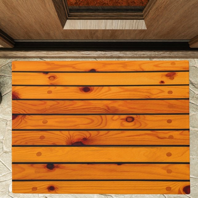 Classic brown wooden sailboat deck doormat (Creator Uploaded)