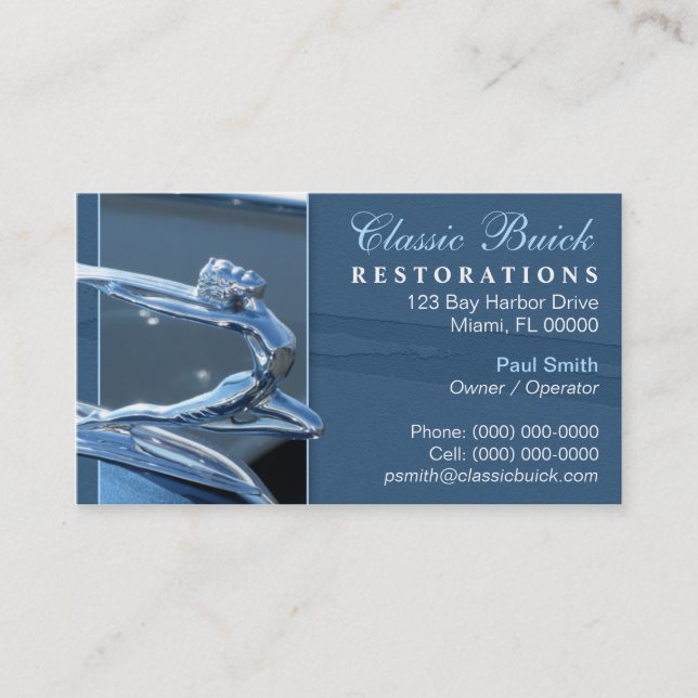 Classic Buick Business Card (Front)
