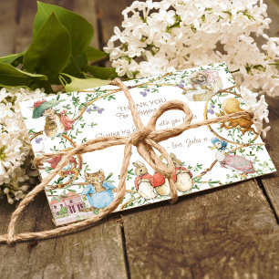 Classic Bunny Rabbit Birthday Thank You Card