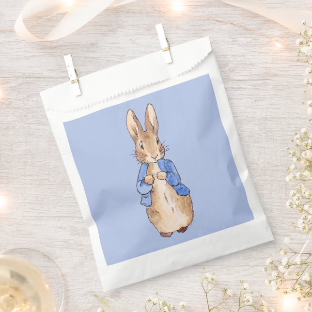 Classic bunny rabbit blue jacket favour bags (Clipped)