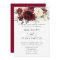 Classic Burgundy Ivory Floral Wedding
