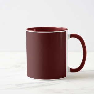 Classic Burnt Maroon Combo Mug for Everyday Use