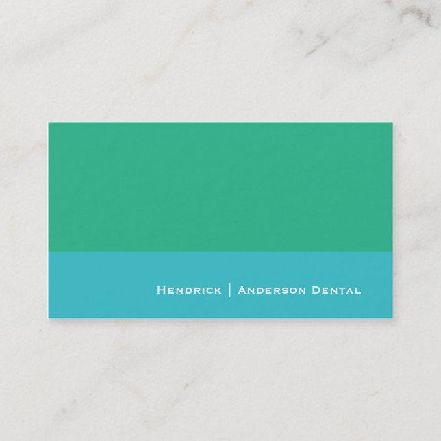 Classic Business Card for Dental, other. (Front)