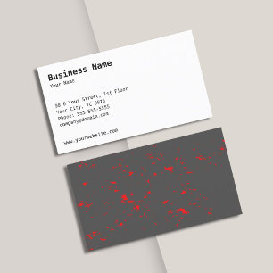 Classic Business Card Template with trendy back