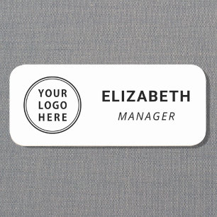 Classic Business Logo Name Tag