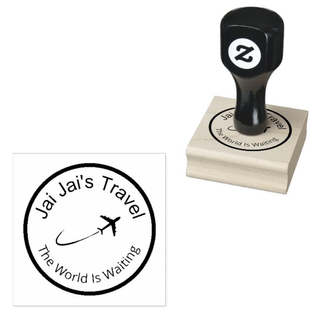 Classic Business Logo Rubber Stamp (Stamped)