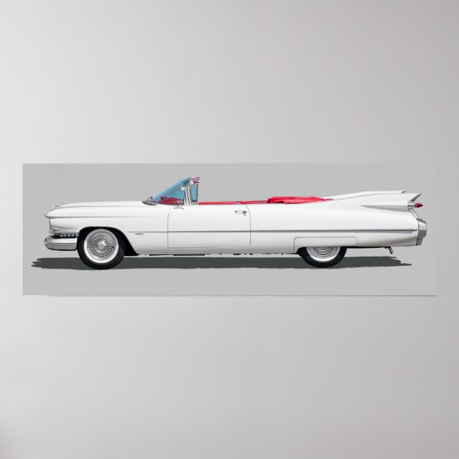 Classic Cadillac Car Poster (Front)