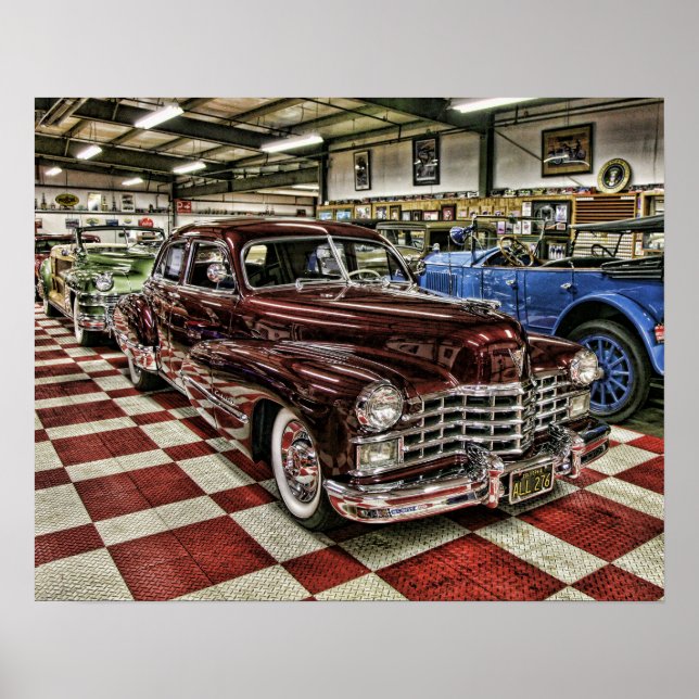 Classic Cadillac street rod Poster (Front)