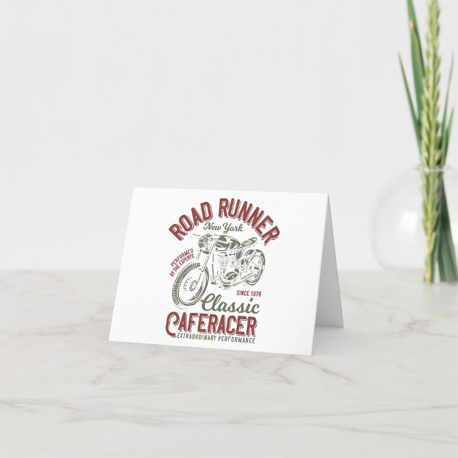 Classic Cafe Racer Thank You Card (Creator Uploaded)