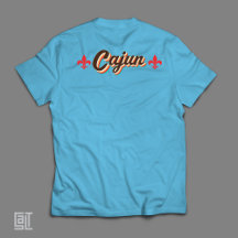 Classic Cajun Fleur-de-lis Retro Throwback Vintag