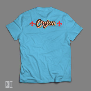 Classic Cajun Fleur-de-lis Retro Throwback  Vintag T-Shirt