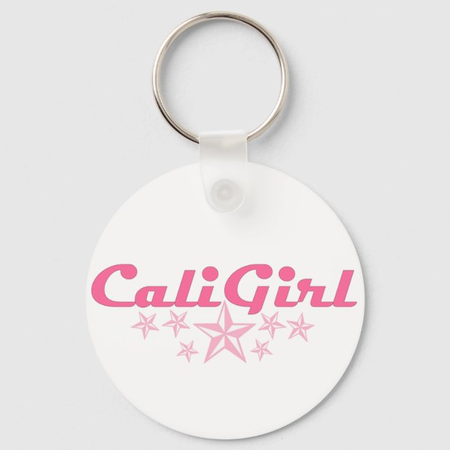 Classic CaliGirl Basic Keychain (Front)