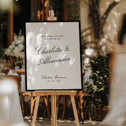 Classic Calligraphy Old Money Wedding