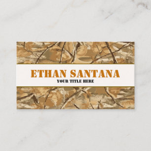 Classic Camo Business Card