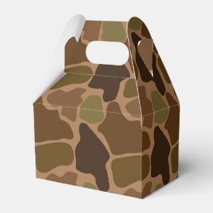 Classic Camo Camouflage Favour Box