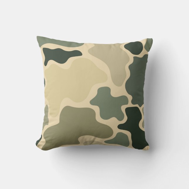Classic Camouflage Pattern Cushion (Front)