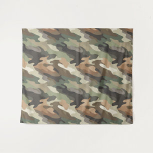 Classic Camouflage Pattern Decorative Wall Tapestry
