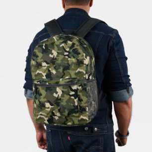Classic Camouflage Printed Backpack