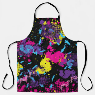 Classic Camouflage: Seamless Vintage Pattern Apron