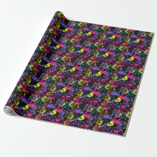 Classic Camouflage: Seamless Vintage Pattern Wrapping Paper