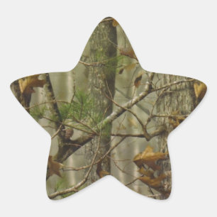 Classic Camouflage Star Sticker