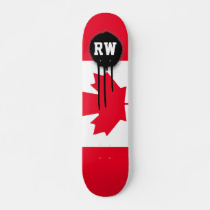Classic Canada Flag Skateboard