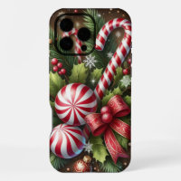 Classic Candy cane/peppermint Christmas greenery