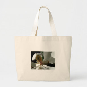 Classic Canvas Bag, "The Secret Magnolia" Large Tote Bag
