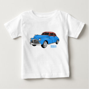 Classic car 1948 cartoon illustration baby T-Shirt